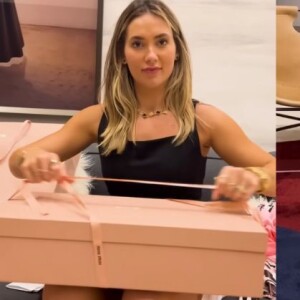 Em publicação, Virgínia Fonseca usou a bota-sandália que ganhou da sogra de aniversário