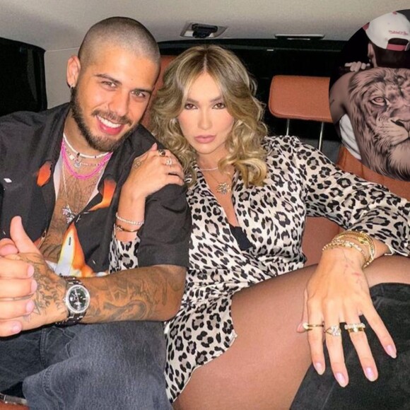 Zé Felipe fechou as costas com nova tatuagem e Virgínia Fonseca opinou