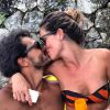 Raphael Viana assumiu o namoro com a modelo Francine Amaral, que é repórter do programa 'Domingão do Faustão'