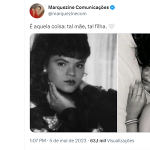 Bruna Marquezine e a mãe, Neide Maia: 'Tal mãe, tal filha', brincou o fã-clube