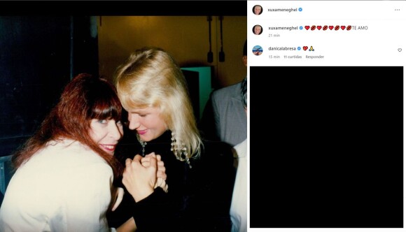 Xuxa também compartilhou um momento com Rita Lee para lamentar a morte da cantora