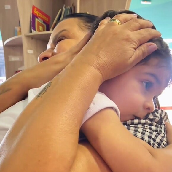 Dona Ruth se emocionou com a apresentação de Leo