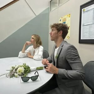 Isabella Scherer e Rodrigo Calazans oficializaram a união