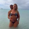 Romário está em Aruba com a nova namorada, Dixie Pratt, de 19 anos