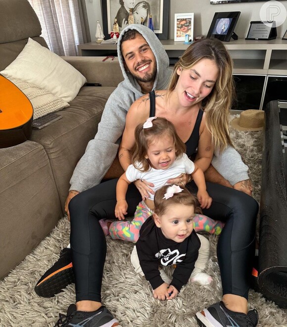 Virgínia Fonseca e Zé Felipe são pais de Maria Flor, de 7 meses, e Maria Alice, de 2 anos