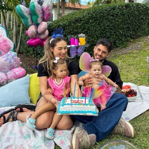 Virgínia Fonseca e Zé Felipe festejaram o mesversário de Maria Flor em Miami