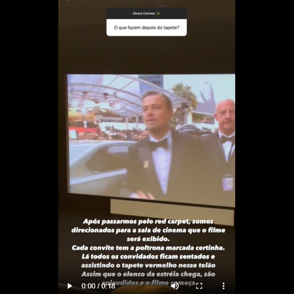 Bruna Biancardi também deu detalhes sobre bastidores do Festival de Cannes