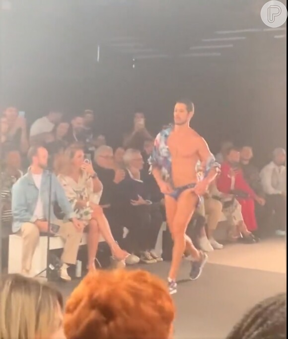 José Loreto fez sua estreia desfilando na São Paulo Fashion Week