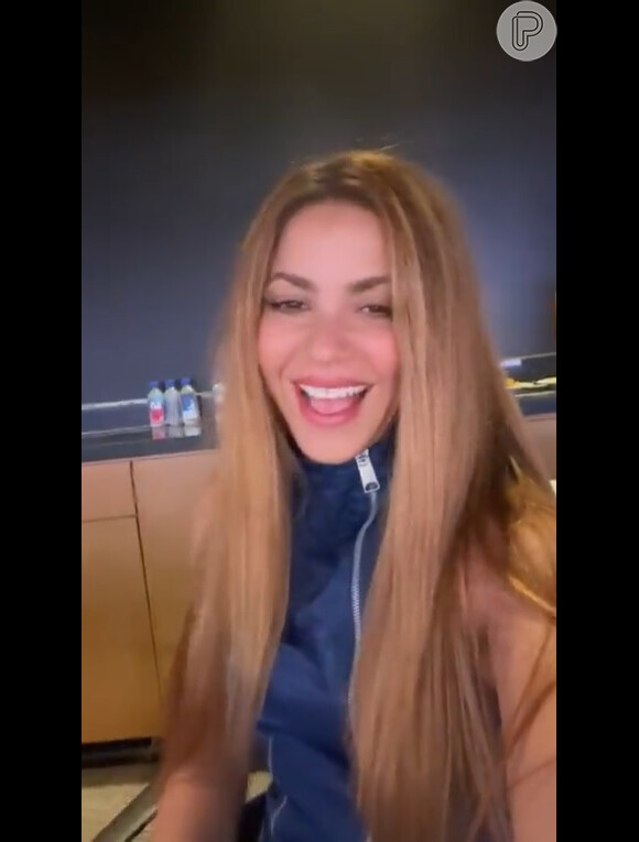 Shakira postou vídeo enquanto assistia uma partida do Miami Heart.