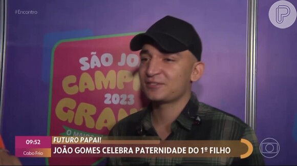 João Gomes disparou ao comentar a primeira gravidez com a namorada, Ary Mielle: 'Como eu já sei como faz, vamos em busca de segundo'