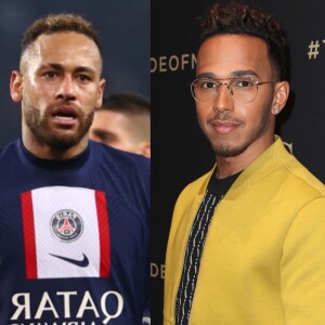 Neymar 'apronta' e sobre até mesmo para Lewis Hamilton que estaria com Shakira.