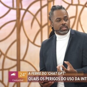 Manoel Soares viveu uma 'crise' apontada pelo público do 'Encontro' após atitudes de Patrícia Poeta ao vivo.