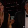 Amal Alamuddin fica emocionada com o discurso de George Clooney no Globo de Ouro 2015