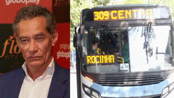 Gente como a gente! Ator da Globo, Chico Díaz é flagrado andando de ônibus