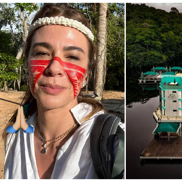 Luciana Gimenez se hospeda em resort flutuante de luxo no Amazonas e valor da diária impressiona



