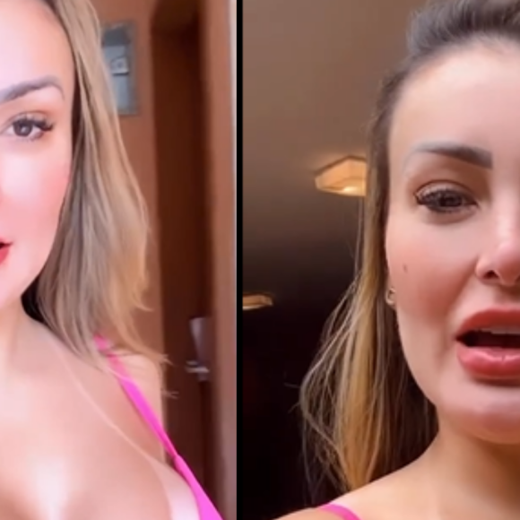 Andressa Urach revela ameaças de evangélicos após retomar a carreira de modelo erótica: 'Disseminar ódio'