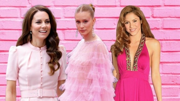 Kate Middleton, Princesa Diana e mais: moda das famosas traz inspirações de vestido de festa Barbiecore