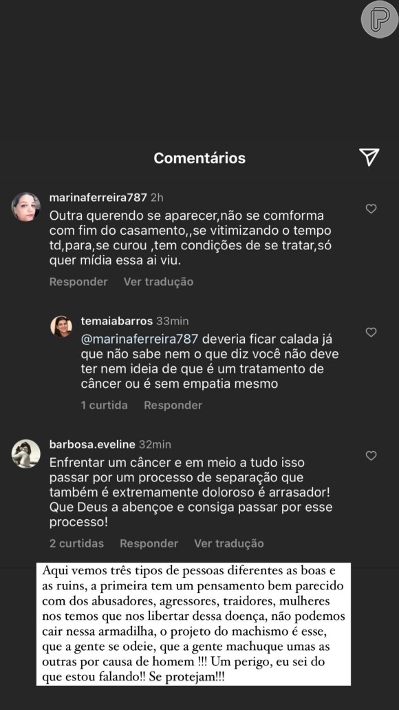 Preta Gil foi acusada de se vitimizar nas redes sociais