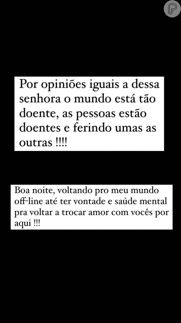 Preta Gil fez um desabafo sobre a acusação recebida