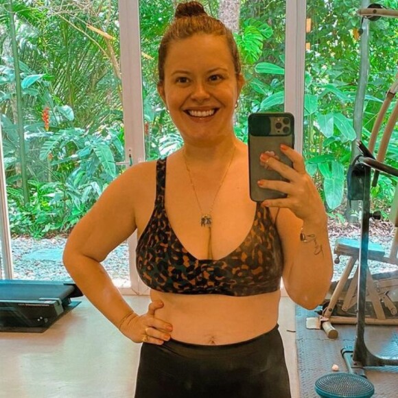 Mari Bridi perdeu peso depois que passou a se dedicar aos exercícios físicos. A principal motivação da influenciadora foi a saúde