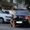 Vanessa Giácomo exibe barrigão da reta final da gravidez em passeio no Rio