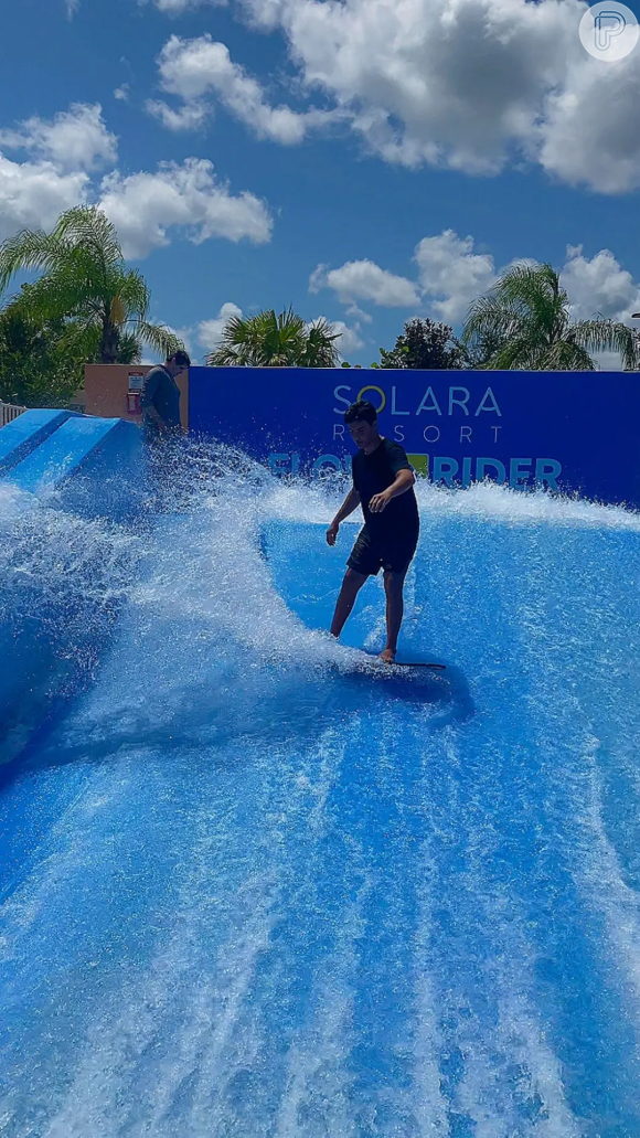 Marcelo Sangalo Cady também é surfista e adora praticar outros esportes