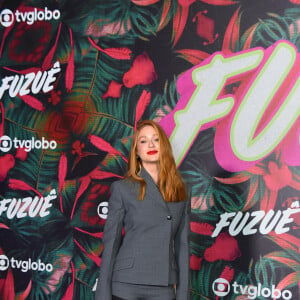 Marina Ruy Barbosa compareceu ao evento de lançamento da novela 'Fuzuê', próximo folhetim das 19h