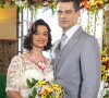 Na novela 'Amor Perfeito', Érico e Verônica sobem ao altar em um casamento emocionante em 'Amor Perfeito'