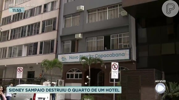 Sidney Sampaio caiu da janela do quinto andar de um hotel em Copacabana, na Zona Sul carioca. O caso ocorreu na manhã desta sexta-feira (04)
