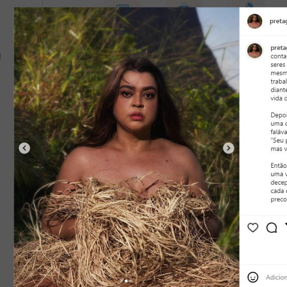 Fotos de Preta Gil nua para celebrar aniversário foram feitas pela diretora criativa e filmmaker Nattannaella
