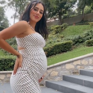 Bruna Biancardi mostrou o crescimento da barriga de gravidez