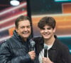 Faustão também recebeu o filho caçula, Rodrigo