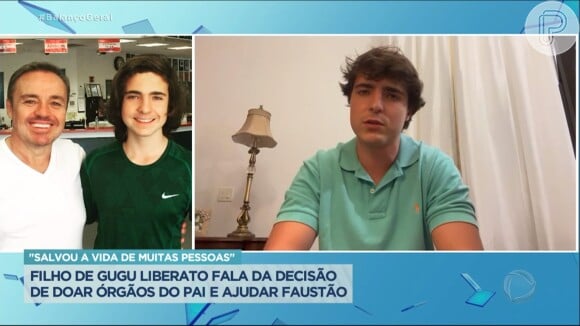 Internado e na fila para receber um coração novo, Faustão recebeu apoio de João Augusto, filho de Gugu Liberato