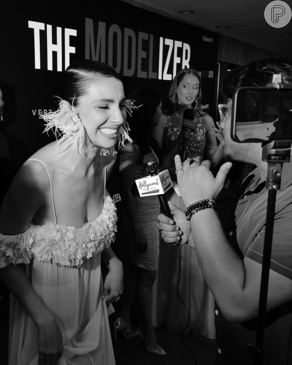Rayssa Bratillieri foi à première do seu filme, 'The Modelizer' em Los Angeles