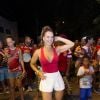 Viviane Araújo mostra samba no pé em ensaio da Escola de Samba Salgueiro