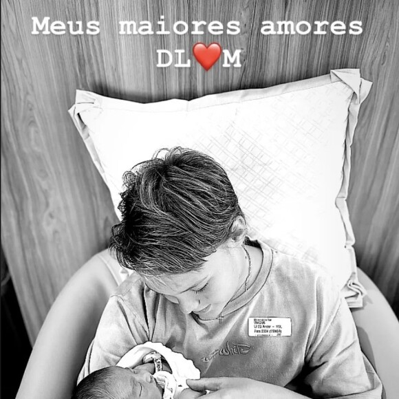 Neymar mostrou o primeiro encontro de Davi Lucca e Mavie em seu Instagram