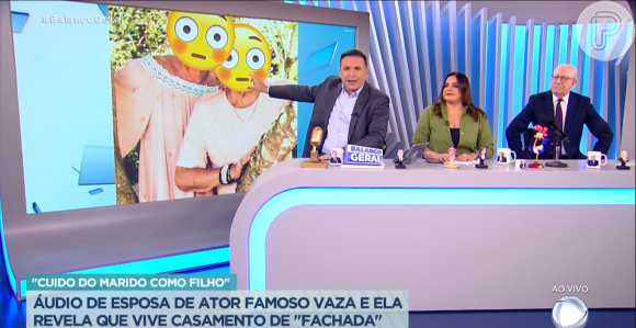 Programa da Record, 'Hora da Venenosa' mostrou suposto áudio de uma conversa íntima entre esposa de Stênio Garcia e outra mulher