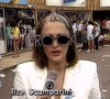 Ilze Scamparini surgiu com glitter no cabelo e óculos de plástico para o primeiro Rock in Rio. Jornalista ingressou na Globo nos anos 1980
