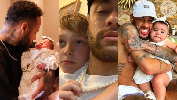 Neymar publica homenagem às crianças de sua vida no Instagram