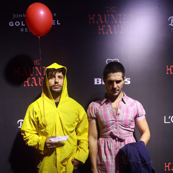 Look de Heron Leal (It - A Coisa) e Igor Cosso (Stranger Things) na Festa de Halloween da 'The Haunted Haus'