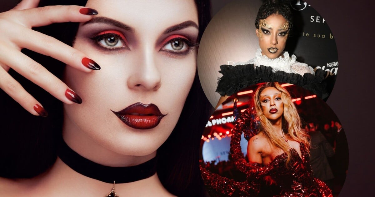 Maquiagem de vampira e mais! Experts em beleza listam tendências de beleza  em alta para Halloween 2023 - Purepeople