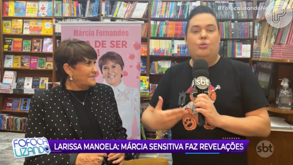 Márcia Sensitiva afirma que Larissa Manoela vive fase feliz e não está louca após polêmica da atriz com seus pais