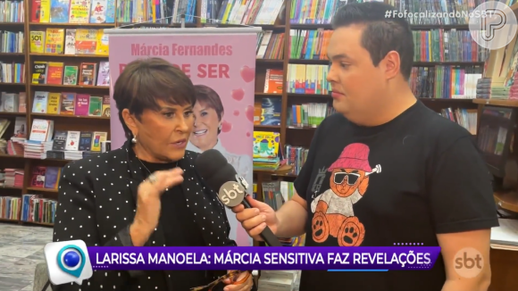 Márcia Sensitiva fala sobre o caso de Larissa Manoela e a mãe para o 'Fofocalizando' e conta o que acontecerá com as duas