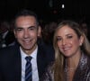 Ticiane Pinheiro foi com o marido, Cesar Tralli, e os pais, Helô Pinheiro e Fernando, ao show de Roberto Carlos em casa de espetáculos de São Paulo em 26 de outubro de 2023