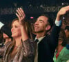 Ticiane Pinheiro e o marido, Cesar Tralli, cantaram as músicas de sucesos no show de Roberto Carlos