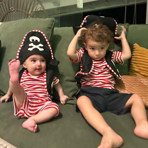 Além da recém-nascida, Thaila Ayala e Renato Góes são pais de Francisco, de 1 ano e 11 meses