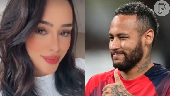 Bruna Biancardi ignora Neymar em foto para comemorar o primeiro mês da filha, Mavie