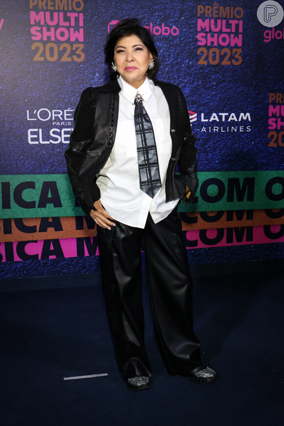 Roberta Miranda caprichou no look para o Prêmio Multishow de Música 2023