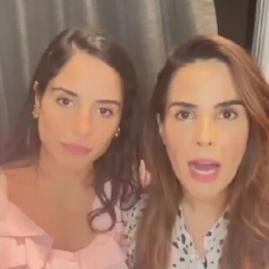 Wanessa e Camila Camargo publicaram um vídeo juntas nas redes sociais
