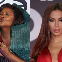 Anitta sensual com recortes, Gaby Amarantos homenageia árvore e mais destaques do red carpet do Grammy Latino